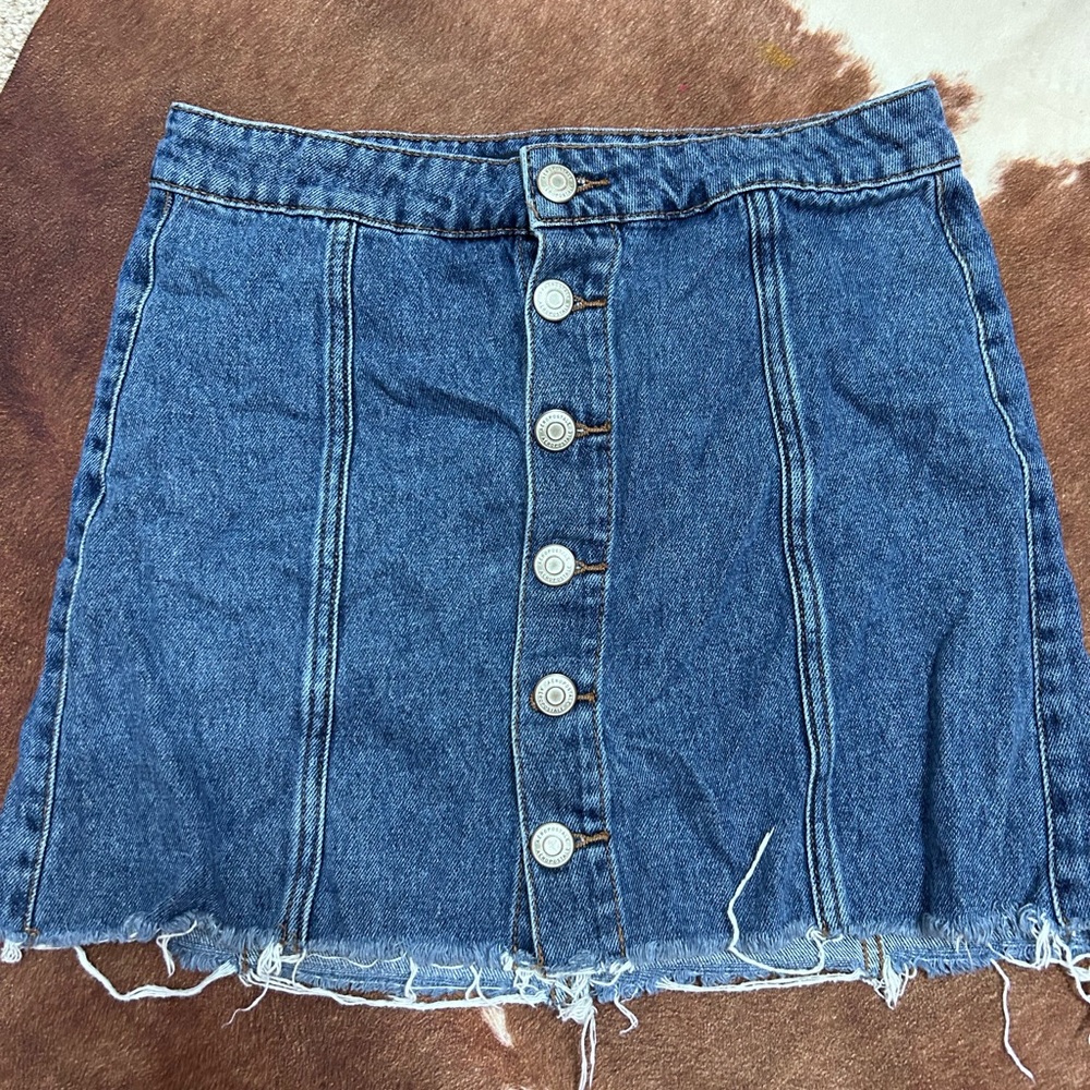jean skirt